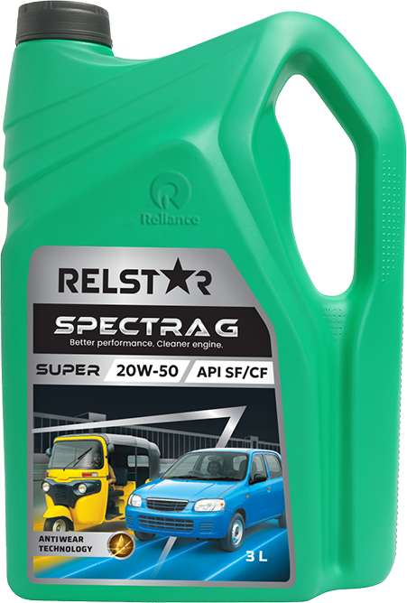 Product image of RELSTAR SPECTRA-G SUPER 20W-50 Three Wheeler Engine Oil